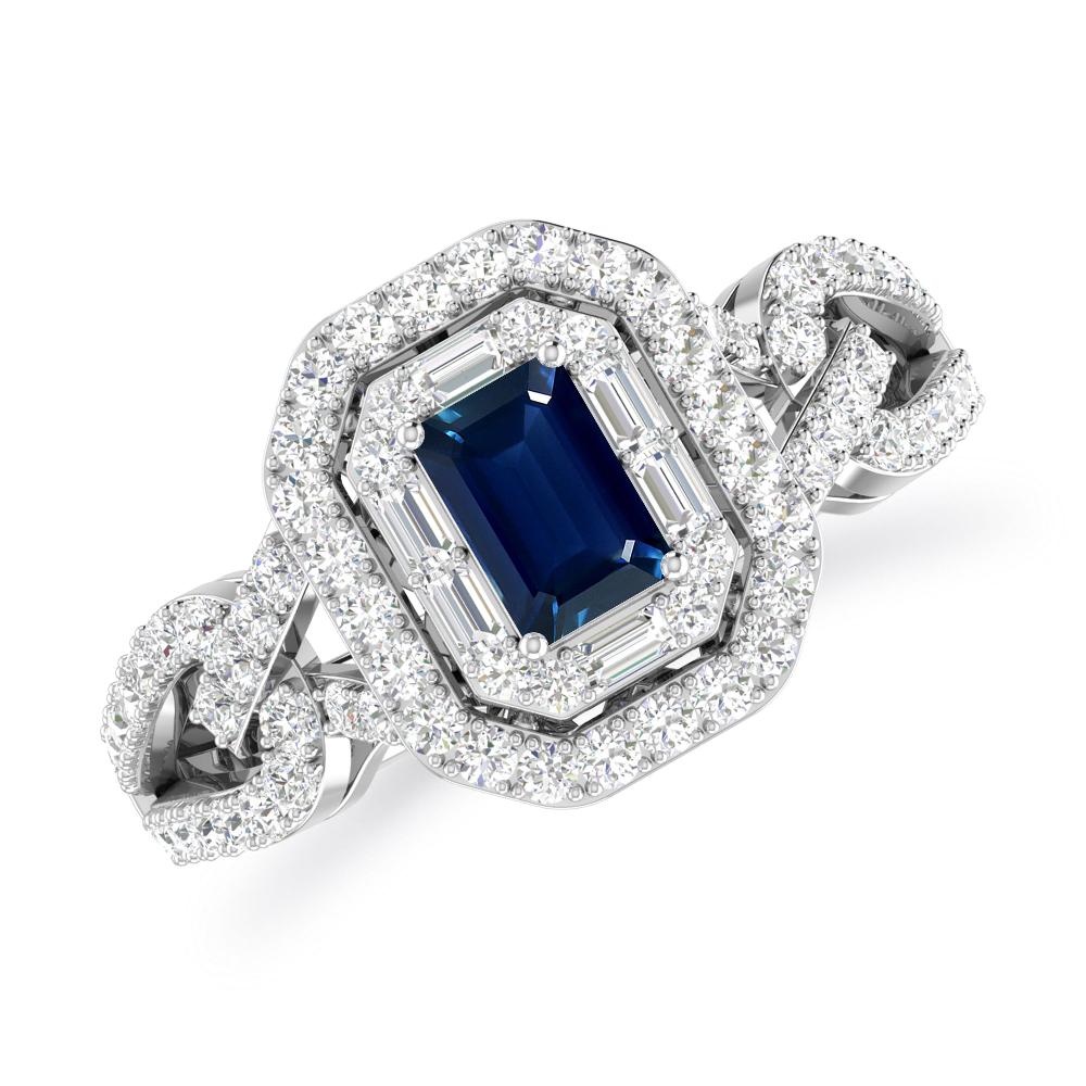 White Gold - Sapphire