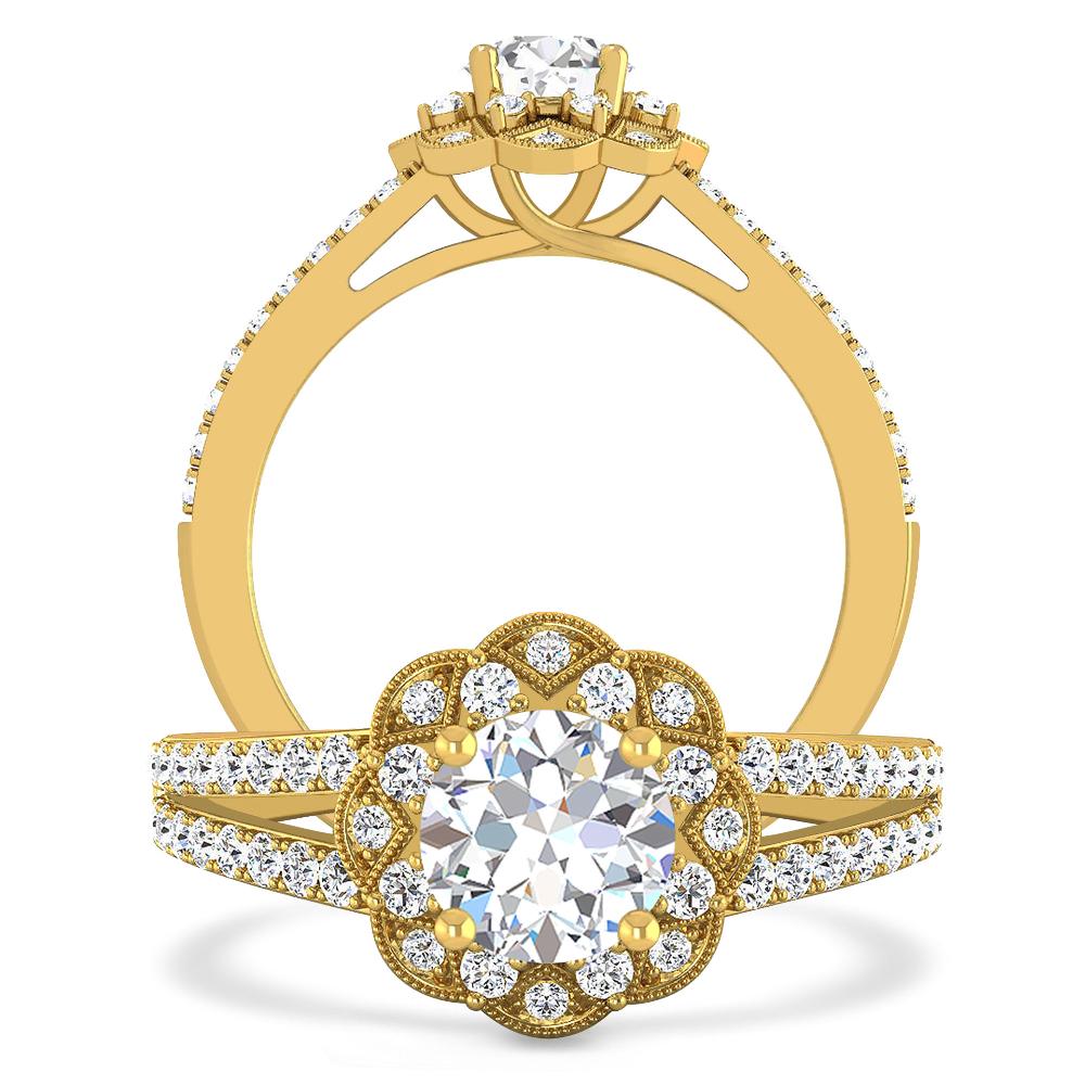 Yellow Gold - Diamond