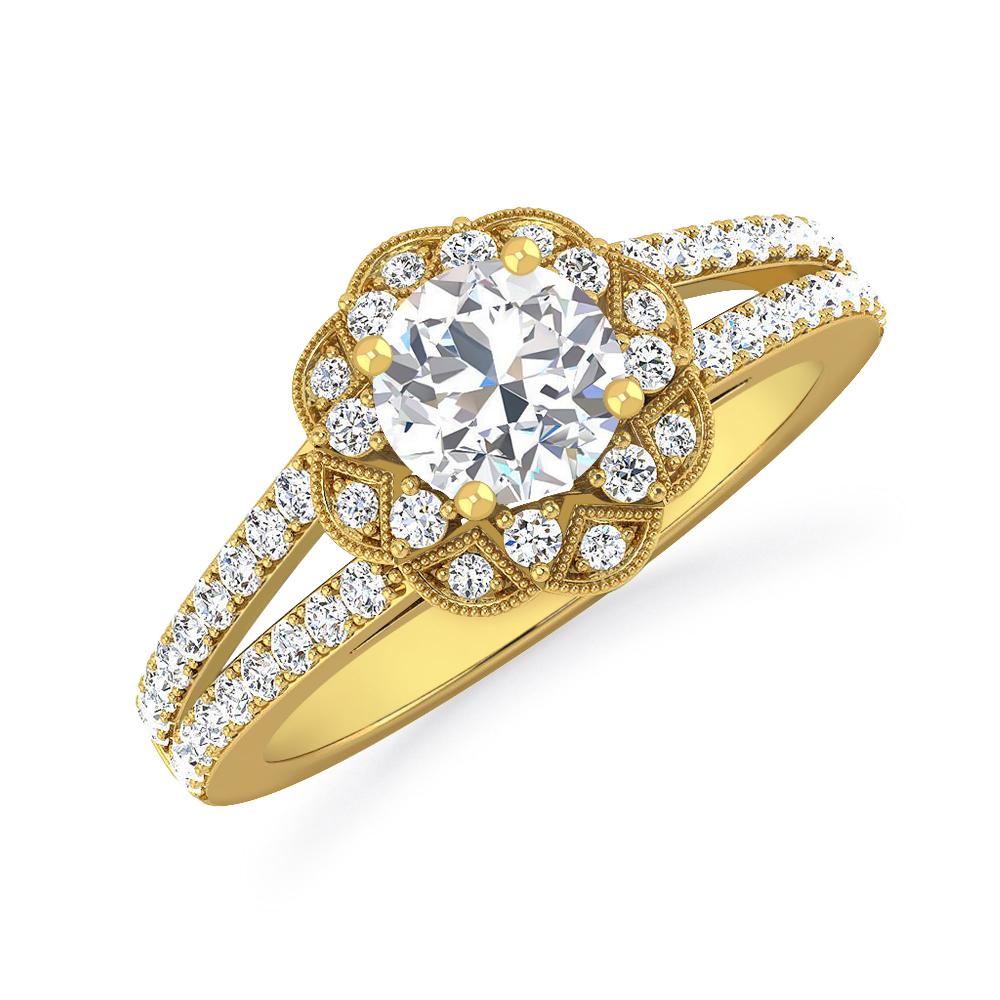 Yellow Gold - Diamond