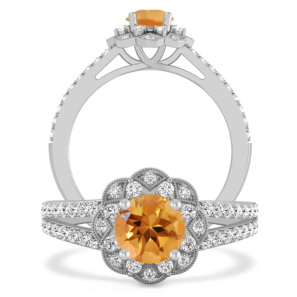 White Gold - Citrine