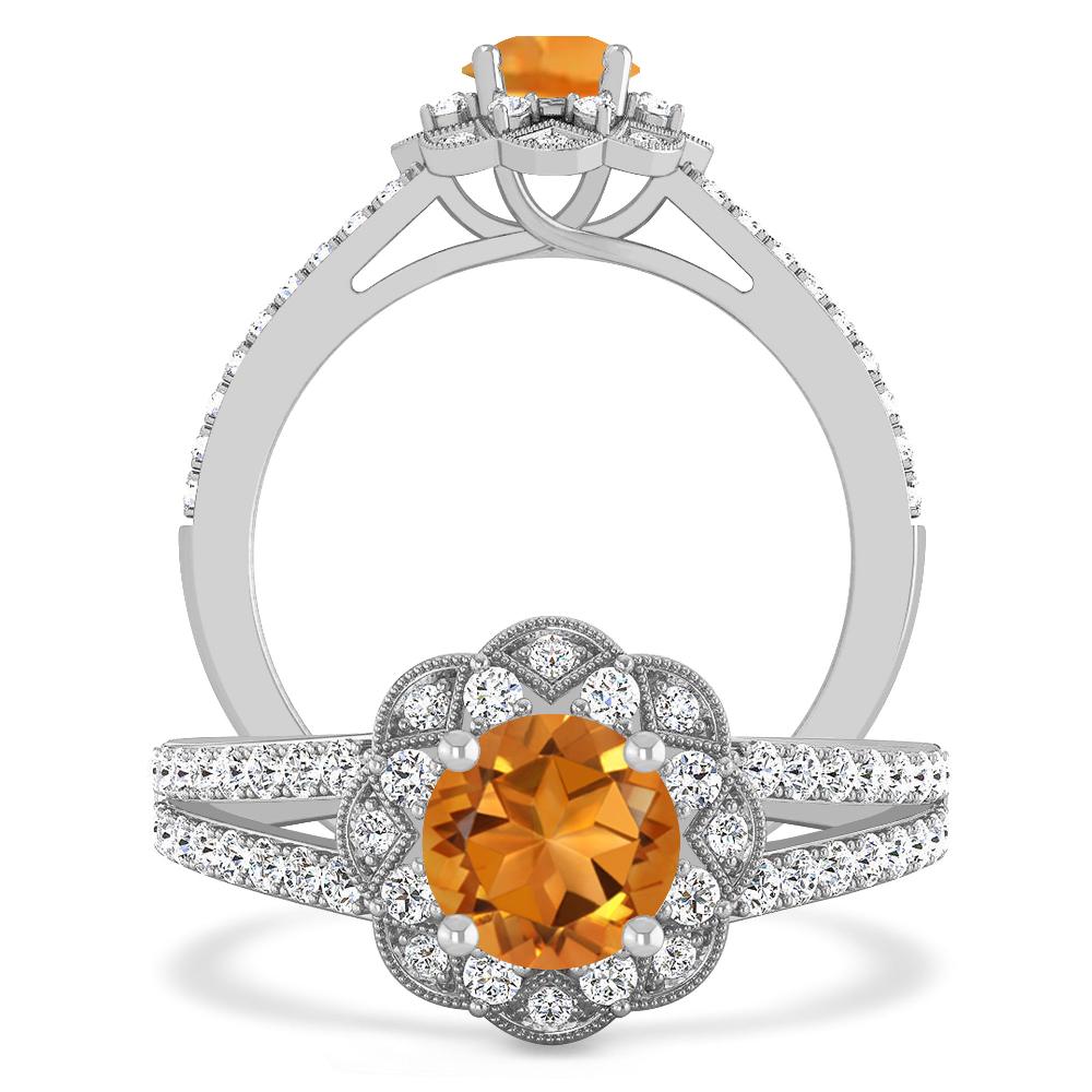 White Gold - Citrine