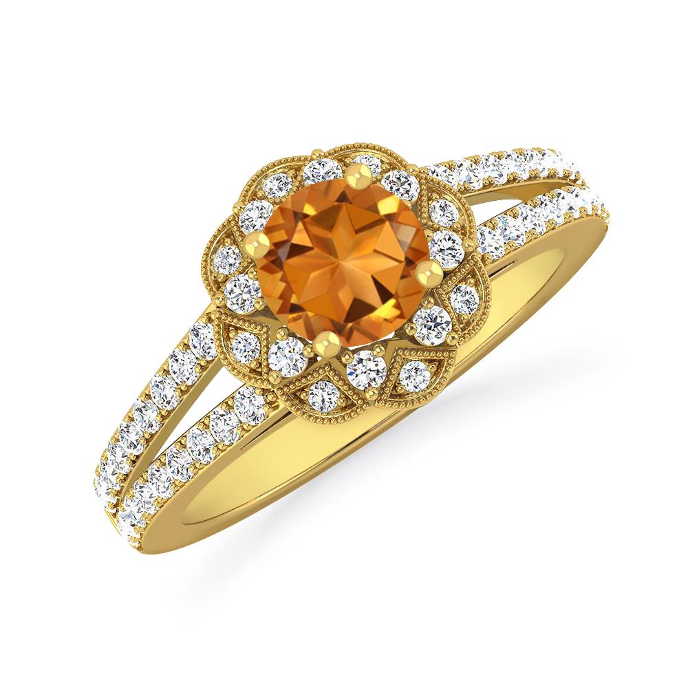 Yellow Gold - Citrine