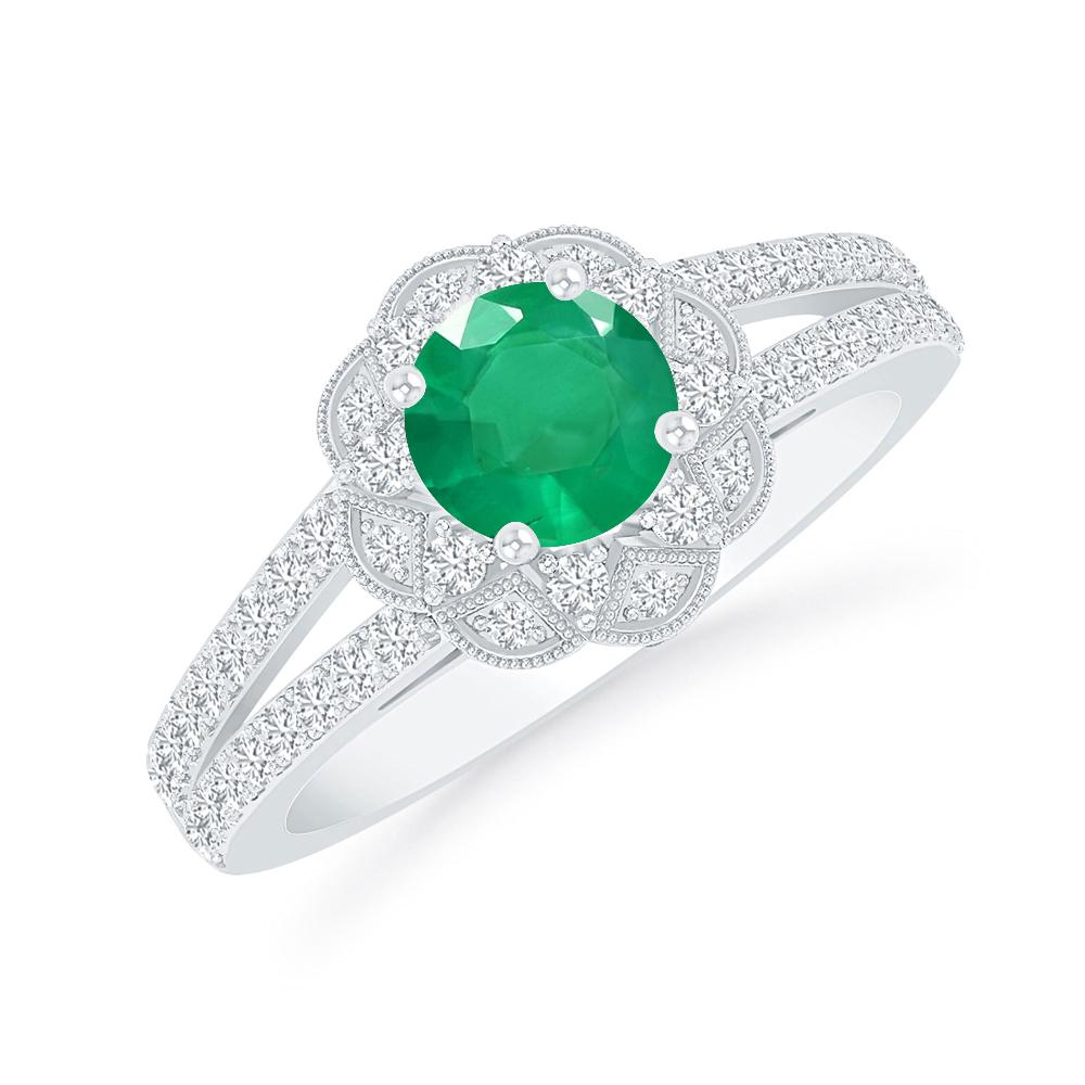 White Gold - Emerald