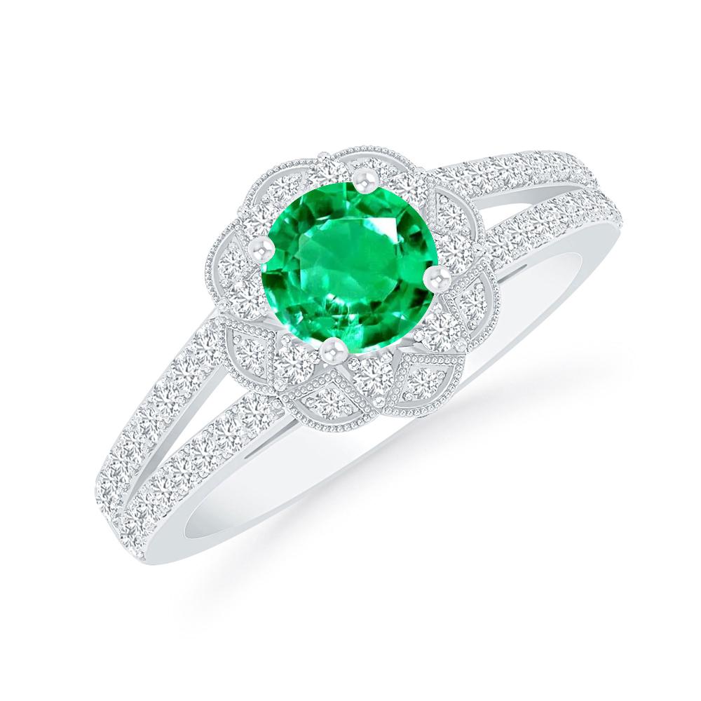 White Gold - Emerald