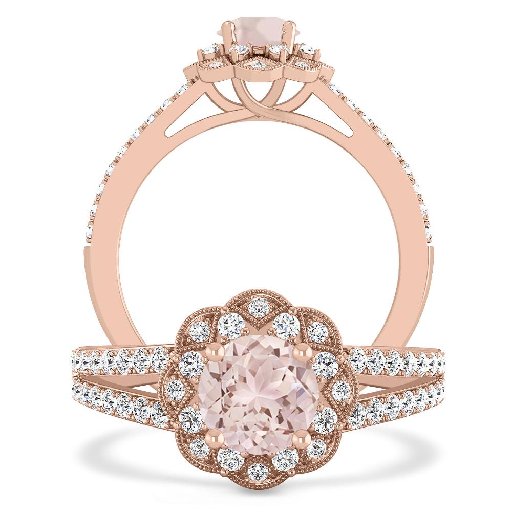 Rose Gold - Morganite