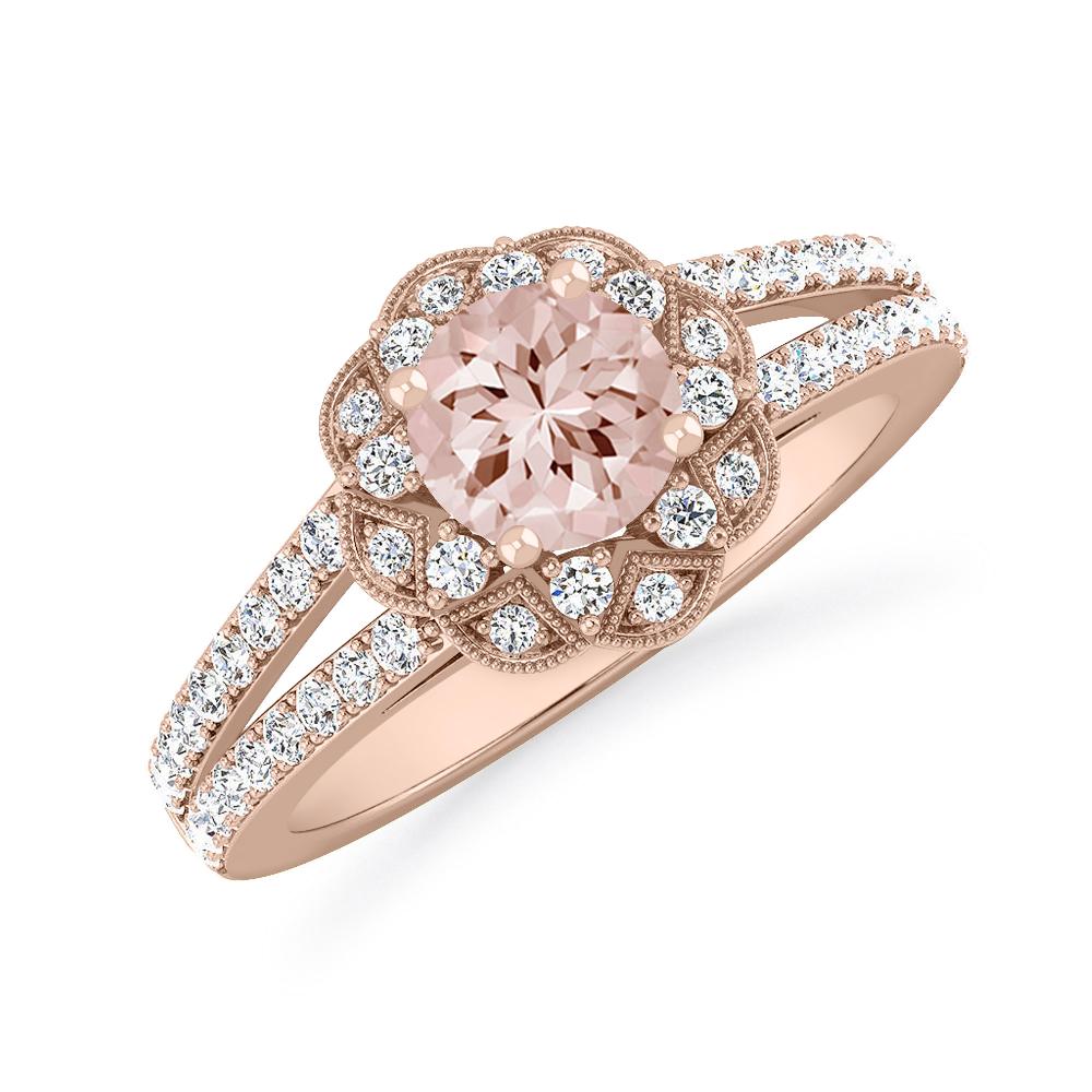 Rose Gold - Morganite