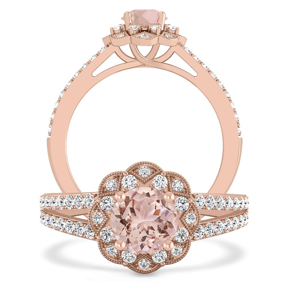 Rose Gold - Morganite