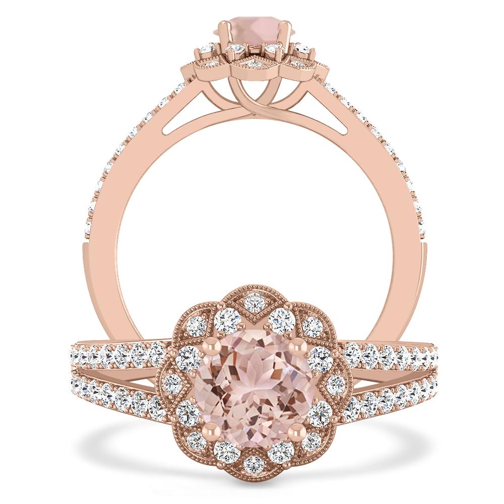 Rose Gold - Morganite