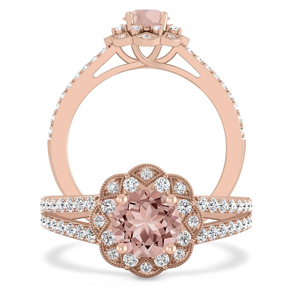 Rose Gold - Morganite