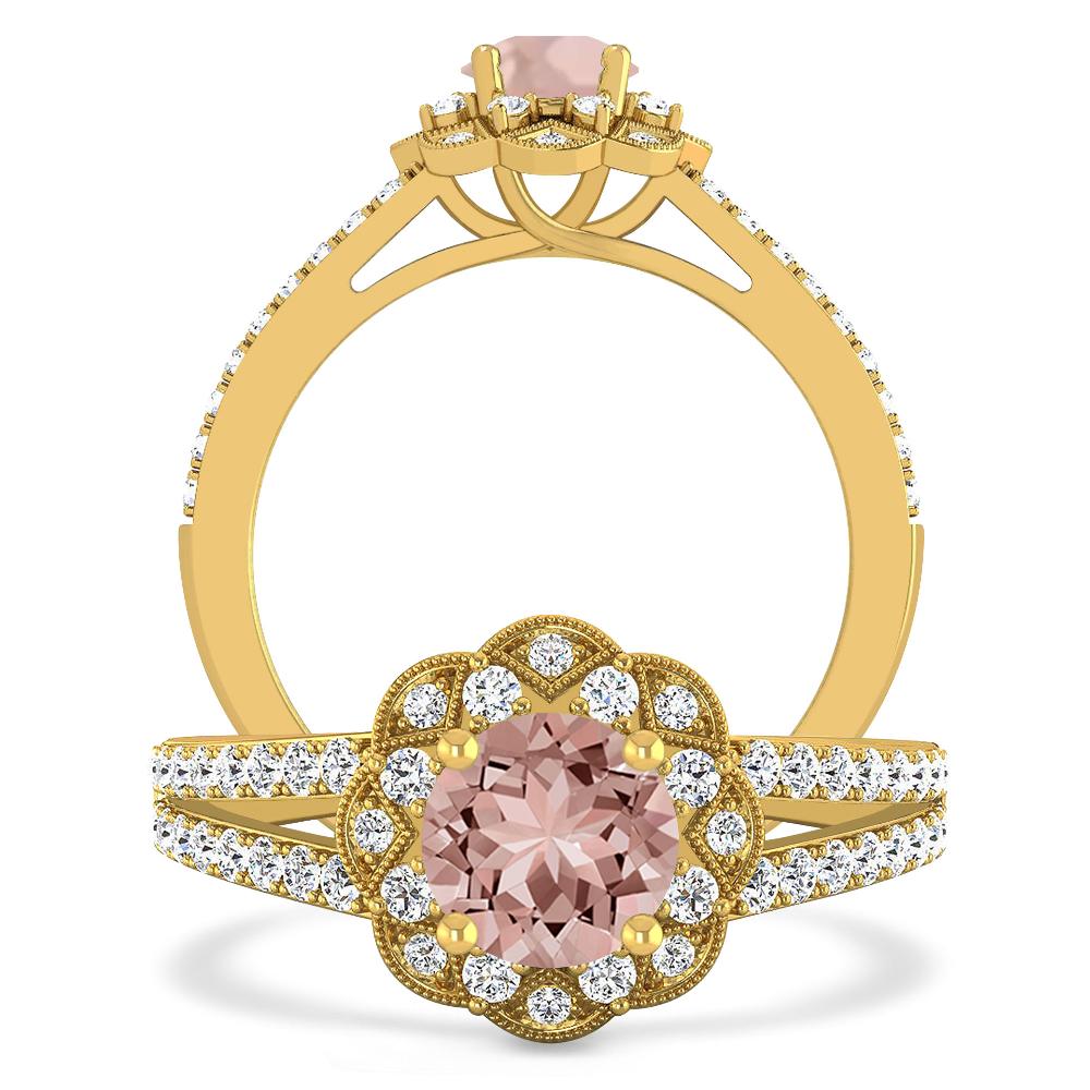 Yellow Gold - Morganite