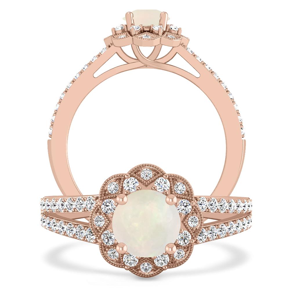 Rose Gold - Opal