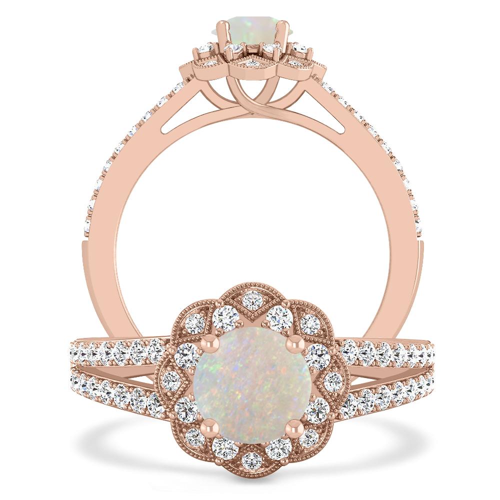 Rose Gold - Opal