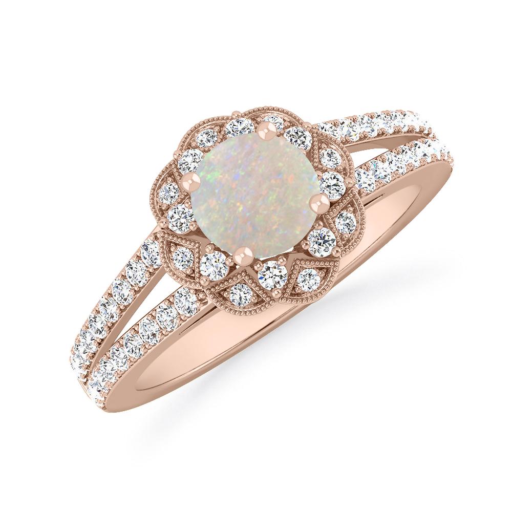 Rose Gold - Opal