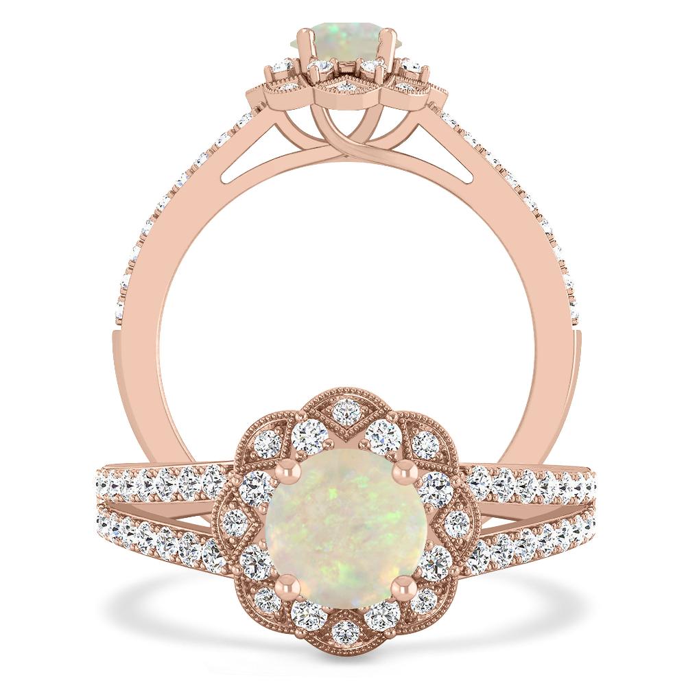 Rose Gold - Opal