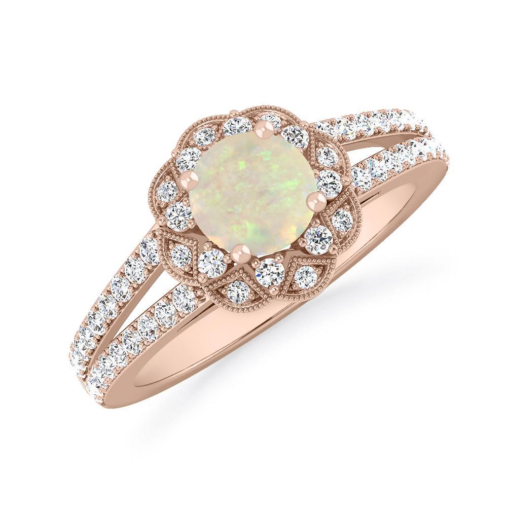 Rose Gold - Opal