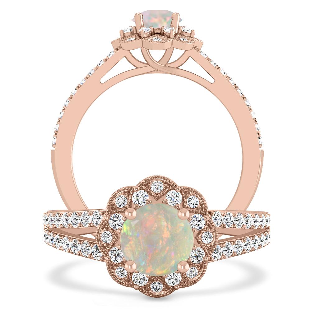 Rose Gold - Opal