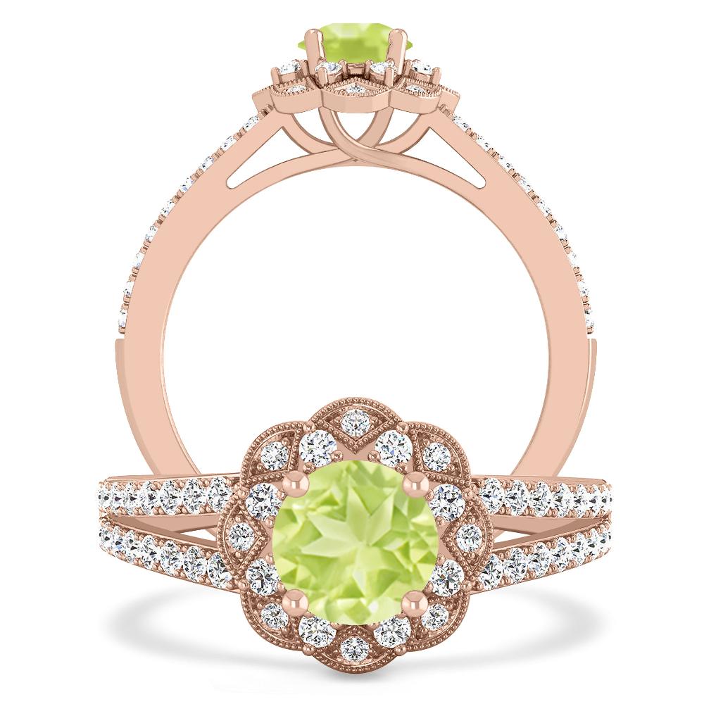 Rose Gold - Peridot