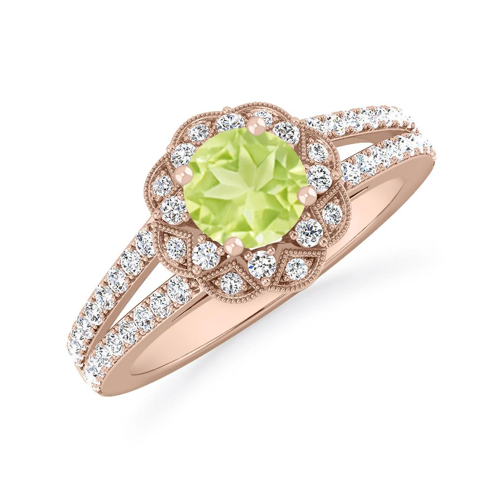 Rose Gold - Peridot