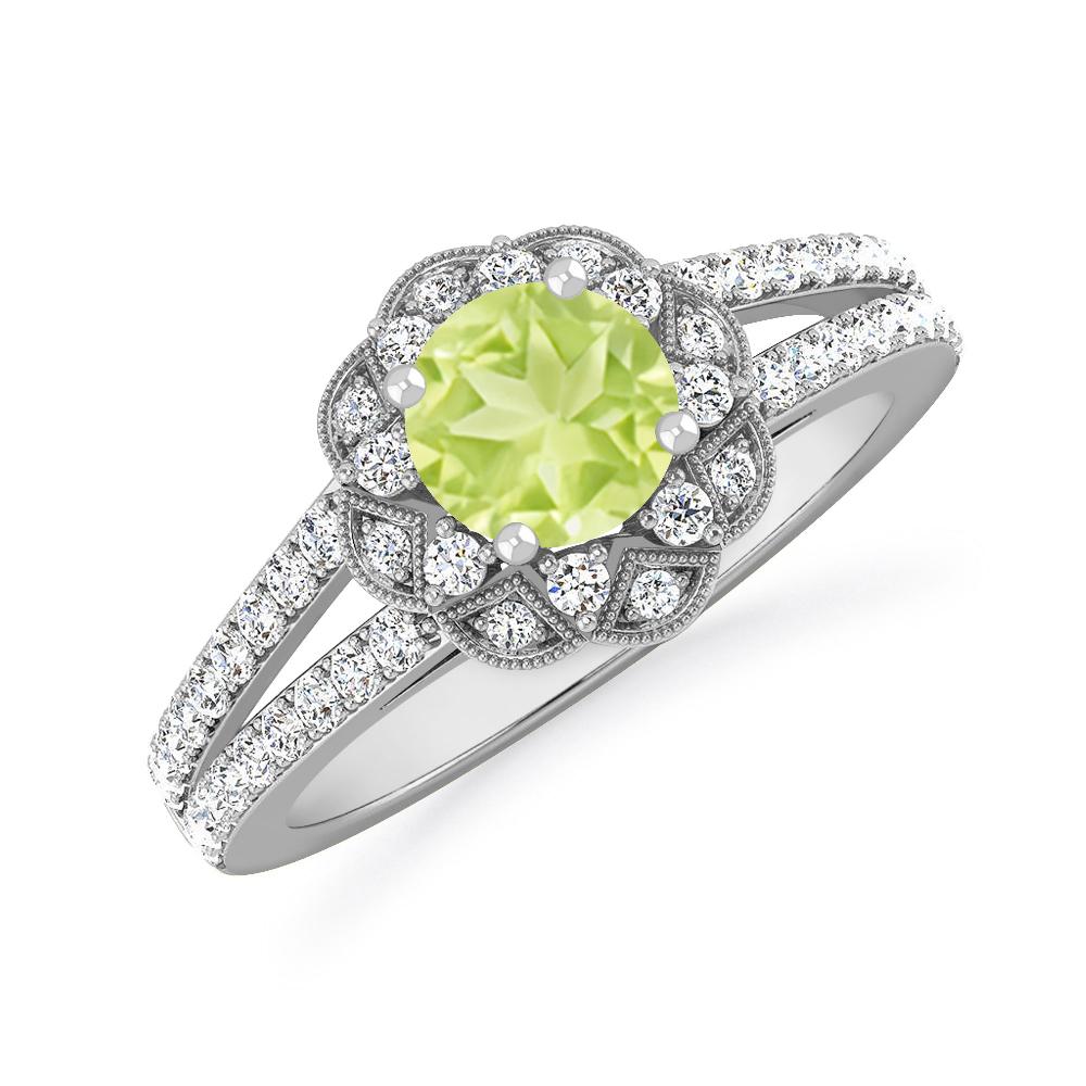 White Gold - Peridot