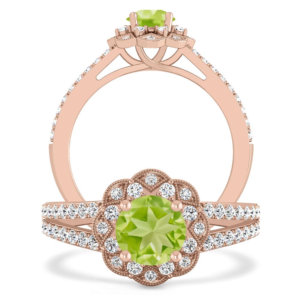 Rose Gold - Peridot