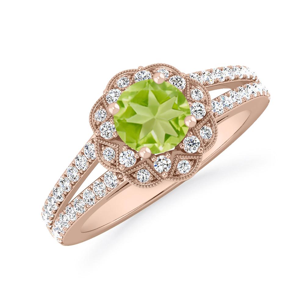 Rose Gold - Peridot