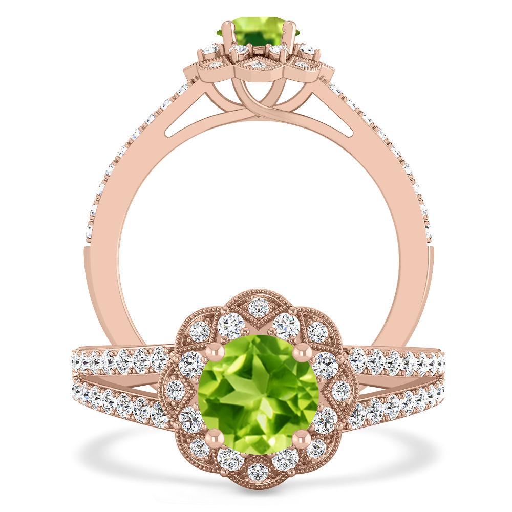 Rose Gold - Peridot