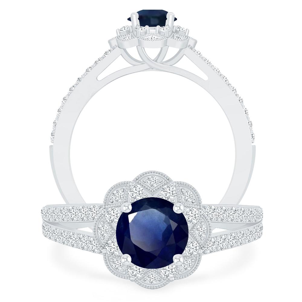 White Gold - Sapphire