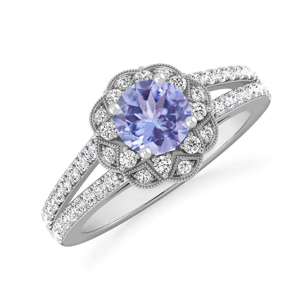 White Gold - Tanzanite