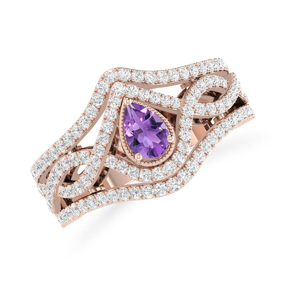 Rose Gold - Amethyst