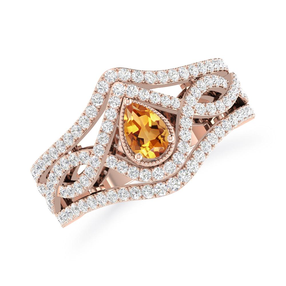 Rose Gold - Citrine