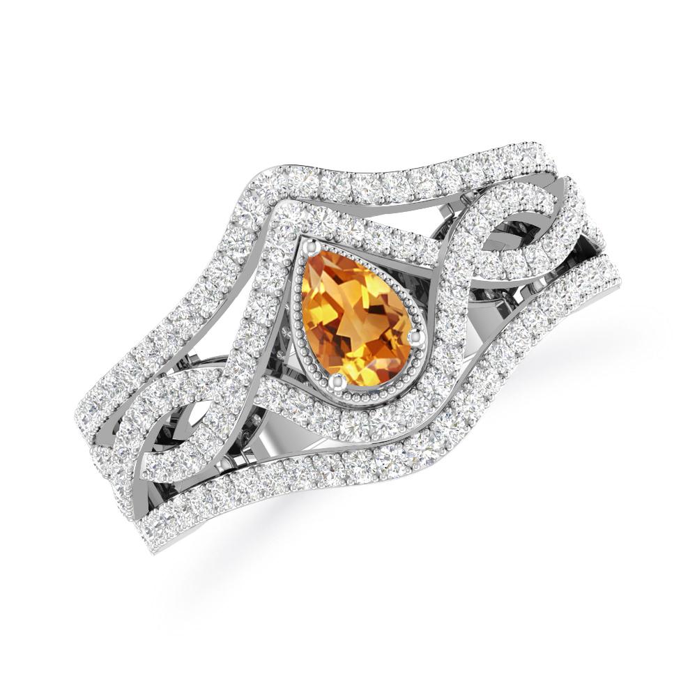 White Gold - Citrine