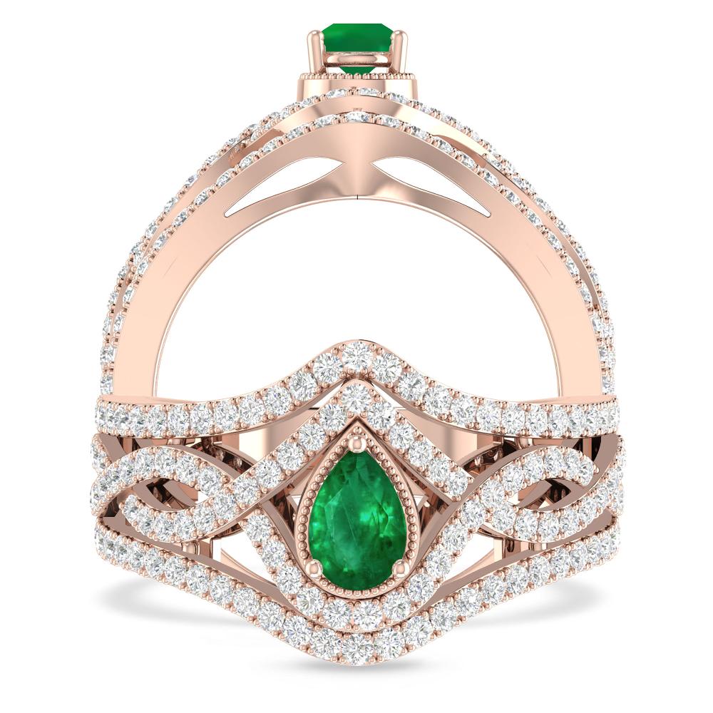 Rose Gold - Emerald