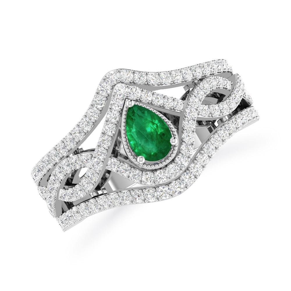 White Gold - Emerald