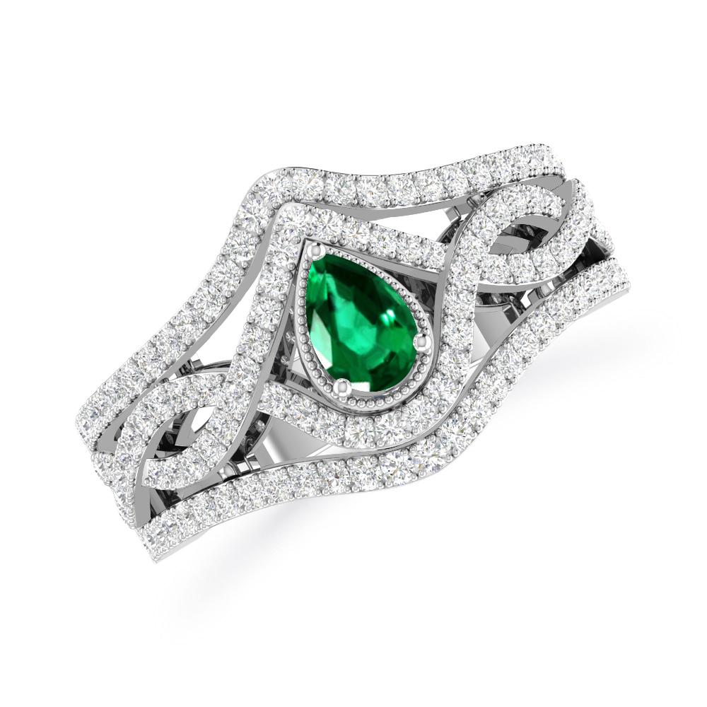 White Gold - Emerald