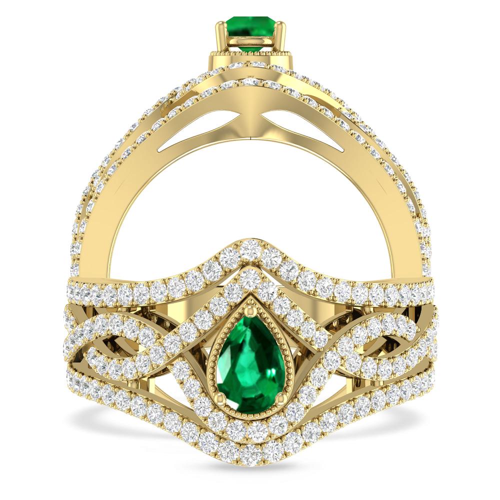 Yellow Gold - Emerald