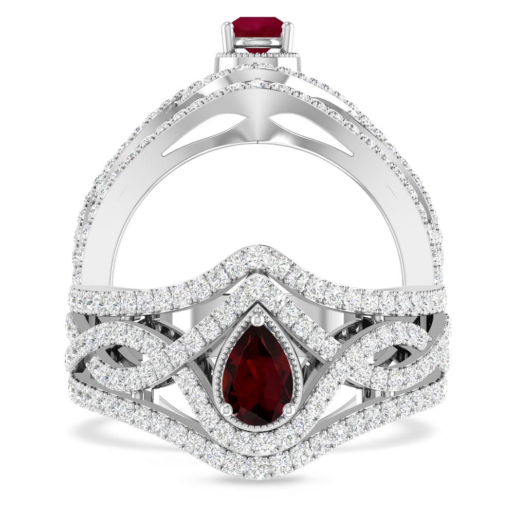 White Gold - Garnet