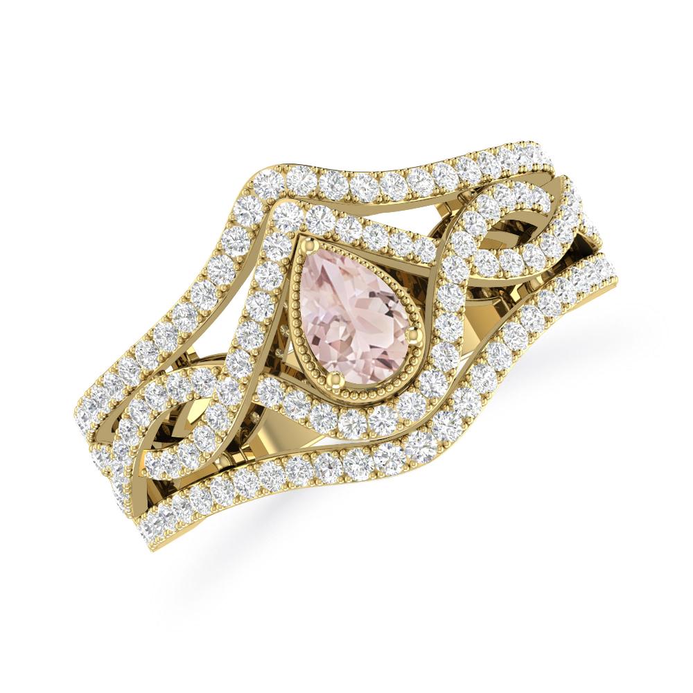 Yellow Gold - Morganite