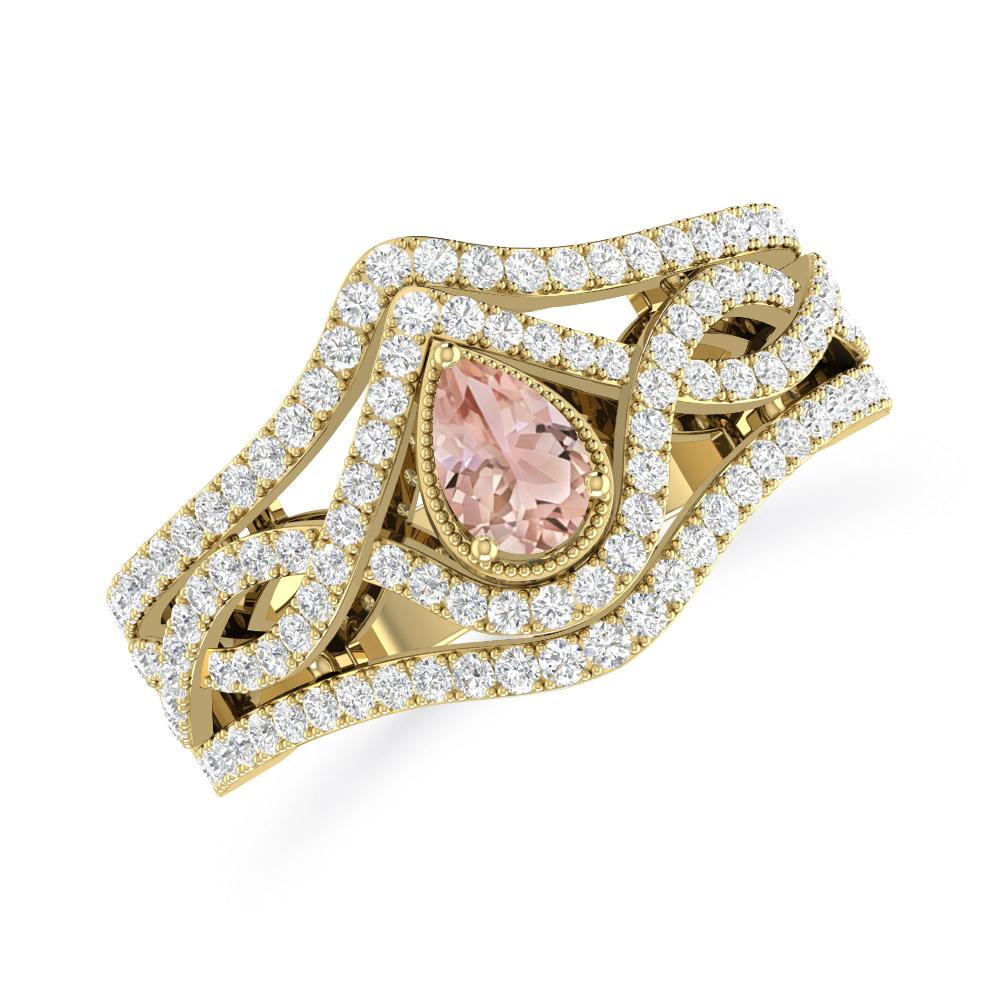 Yellow Gold - Morganite