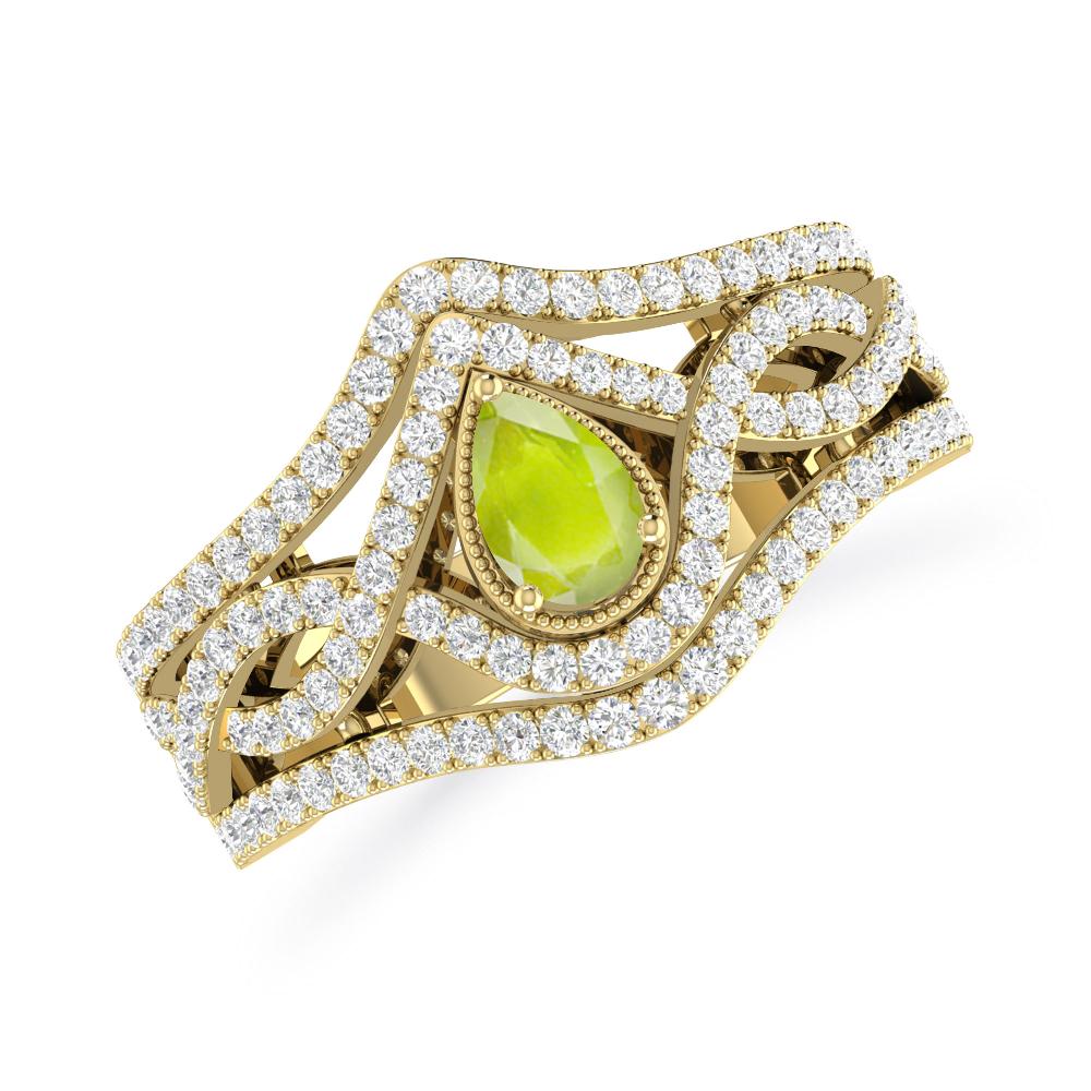 Yellow Gold - Peridot