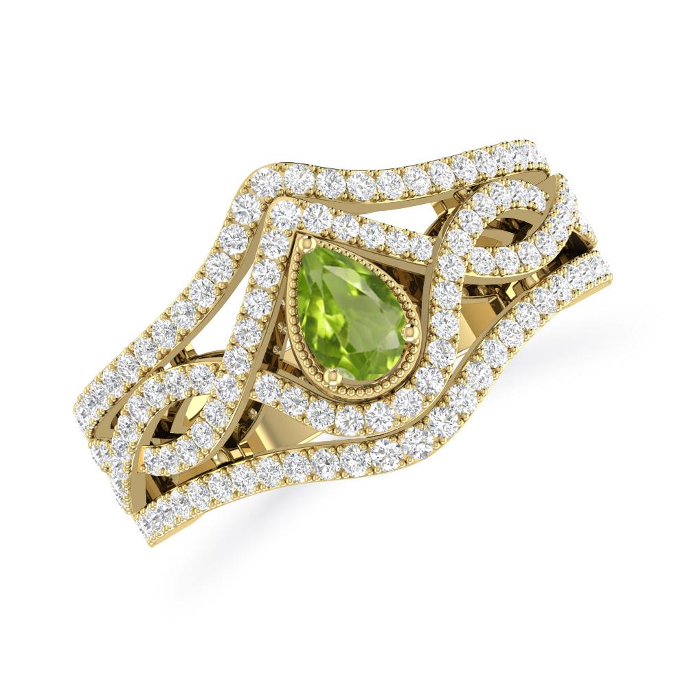 Yellow Gold - Peridot