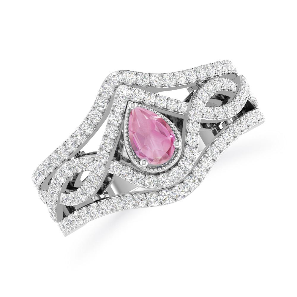 White Gold - Pink Tourmaline