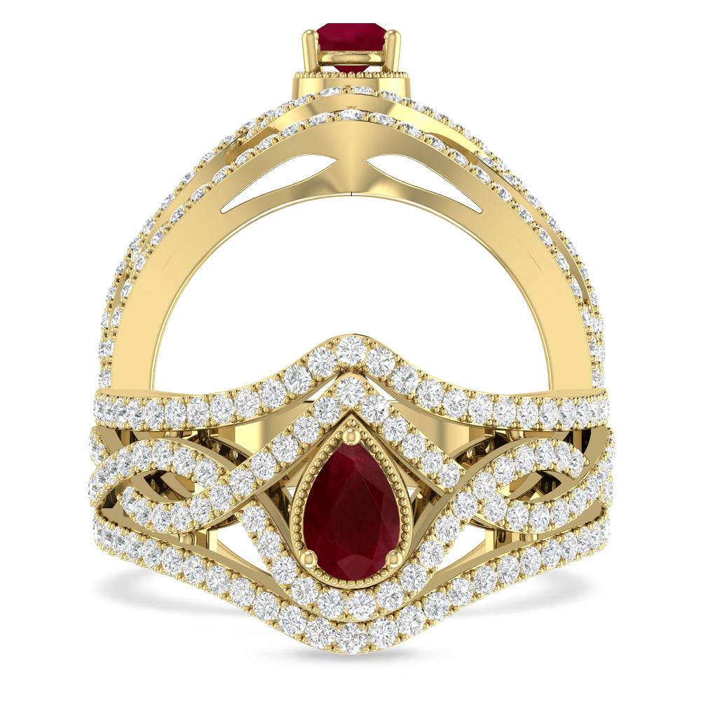 Yellow Gold - Ruby