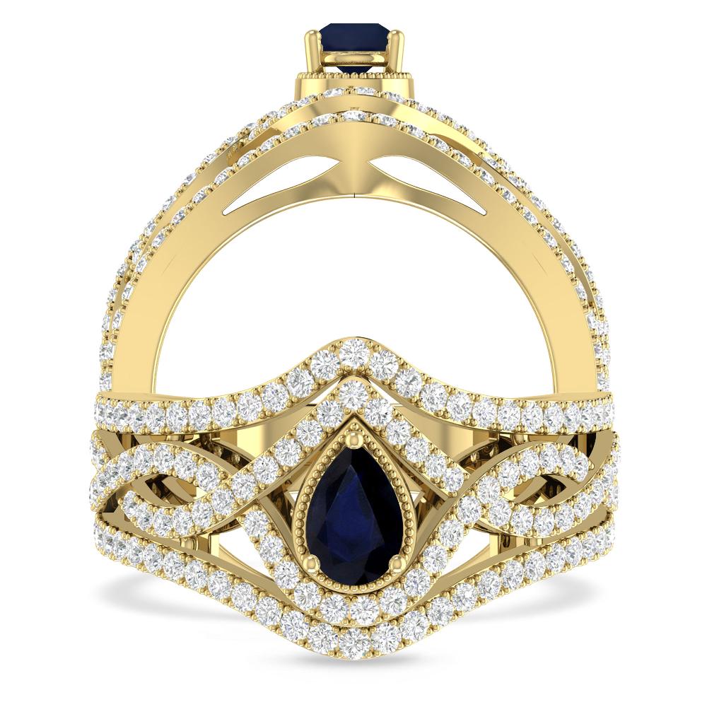 Yellow Gold - Sapphire