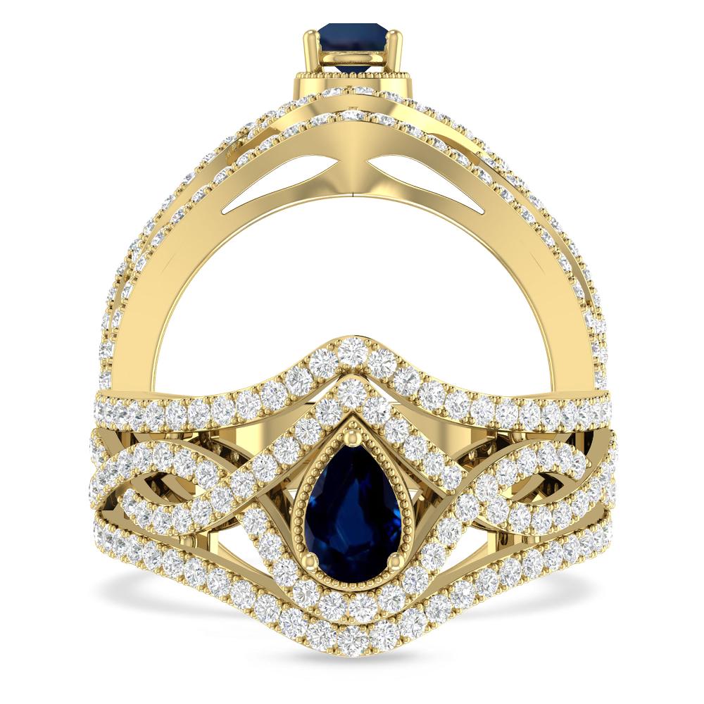 Yellow Gold - Sapphire