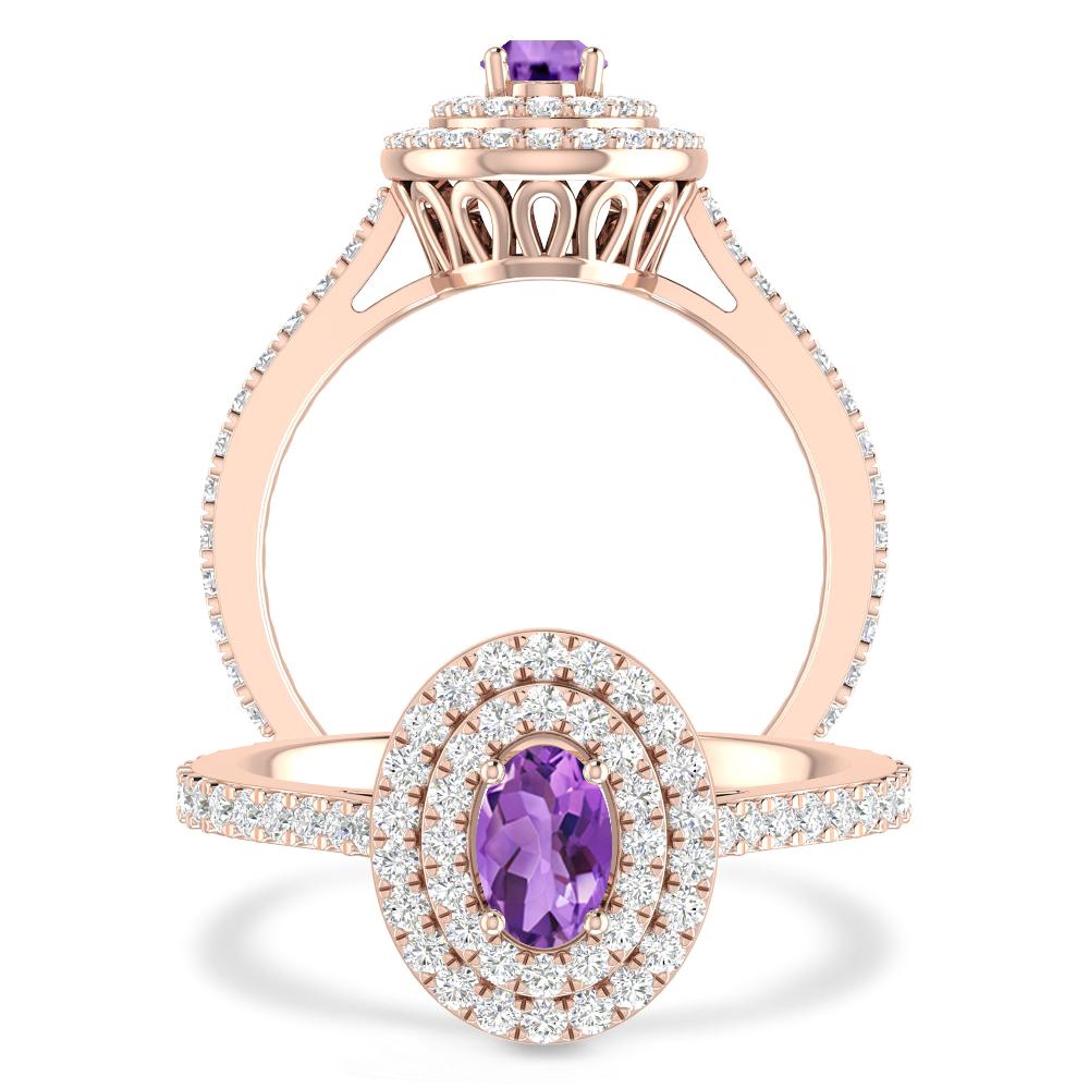 Rose Gold - Amethyst