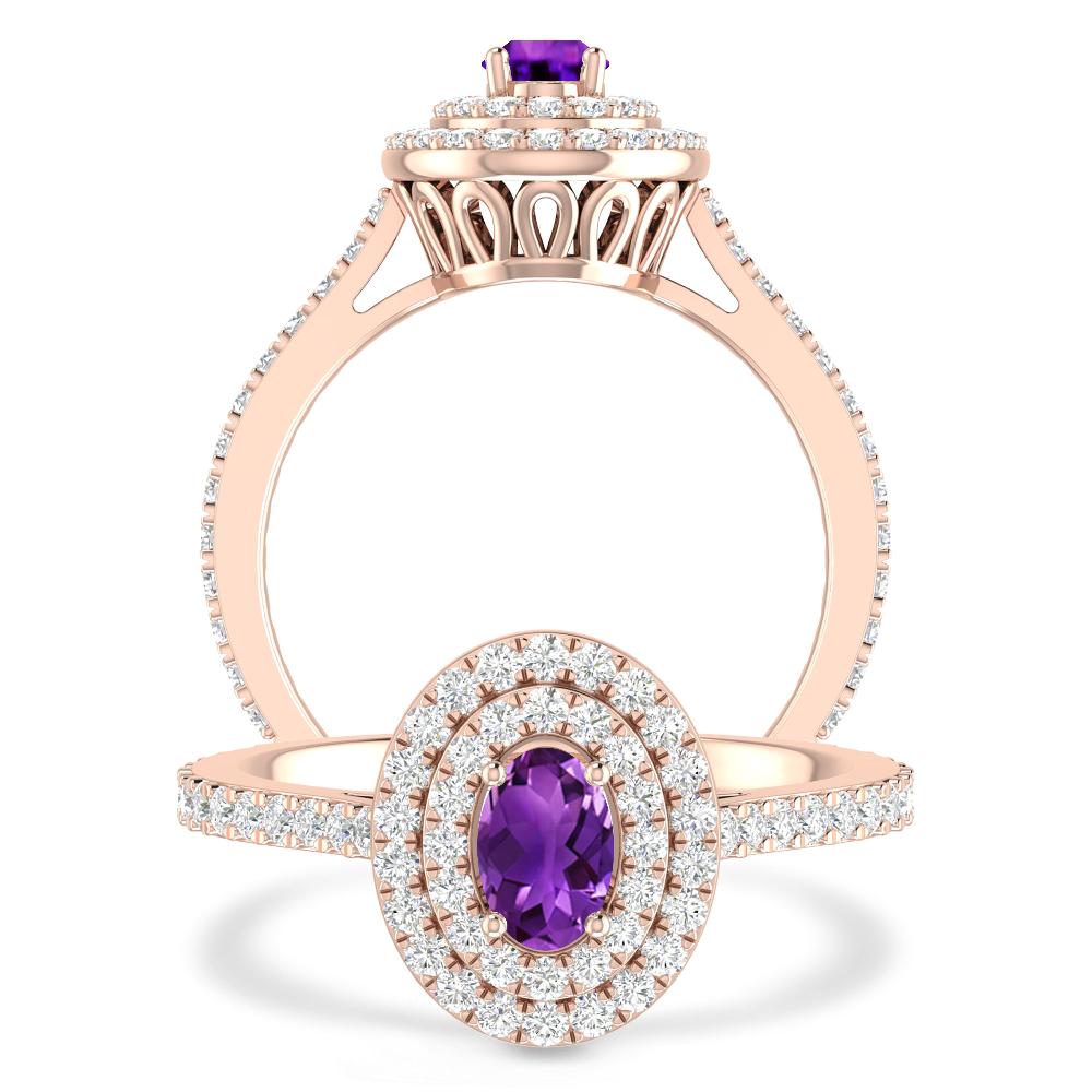 Rose Gold - Amethyst