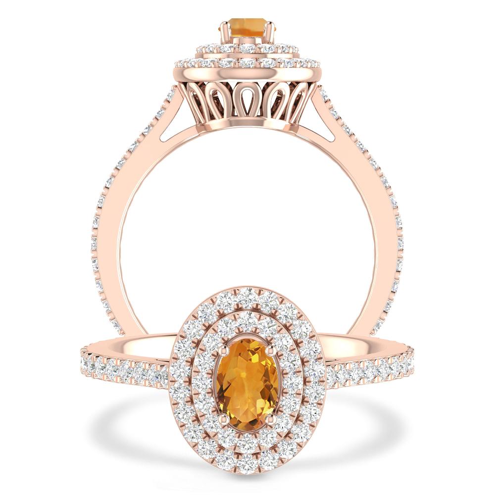 Rose Gold - Citrine