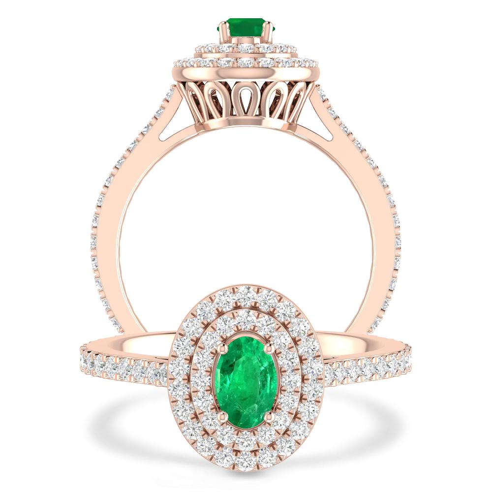 Rose Gold - Emerald