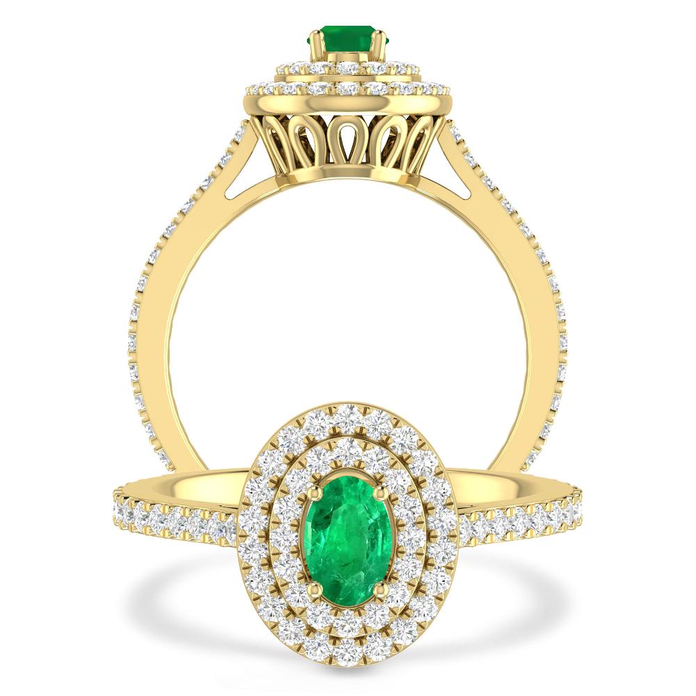 Yellow Gold - Emerald