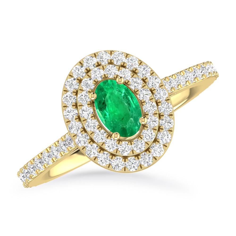 Yellow Gold - Emerald